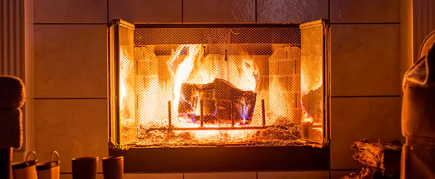 Mendota Hearth Landscape Fireplace Installation in Scranton, Pennsylvania