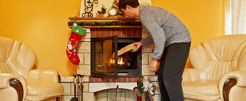 Rusted Metal Fireplace Restoration in Scranton, Pennsylvania