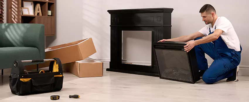 Old Rusted Metal Fireplace Repair And Replacement in Scranton, PA